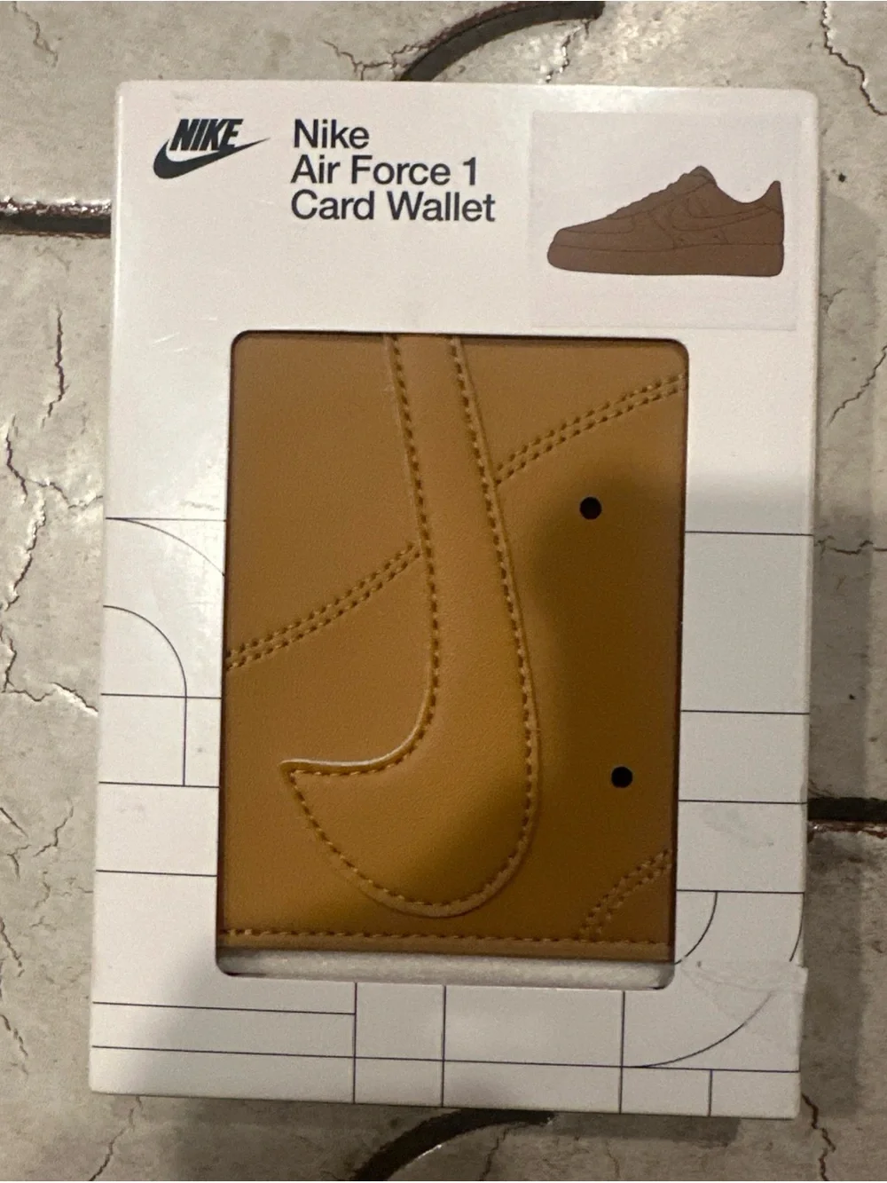 Nike Air Force 1 card wallet, unisex. Brand new in box